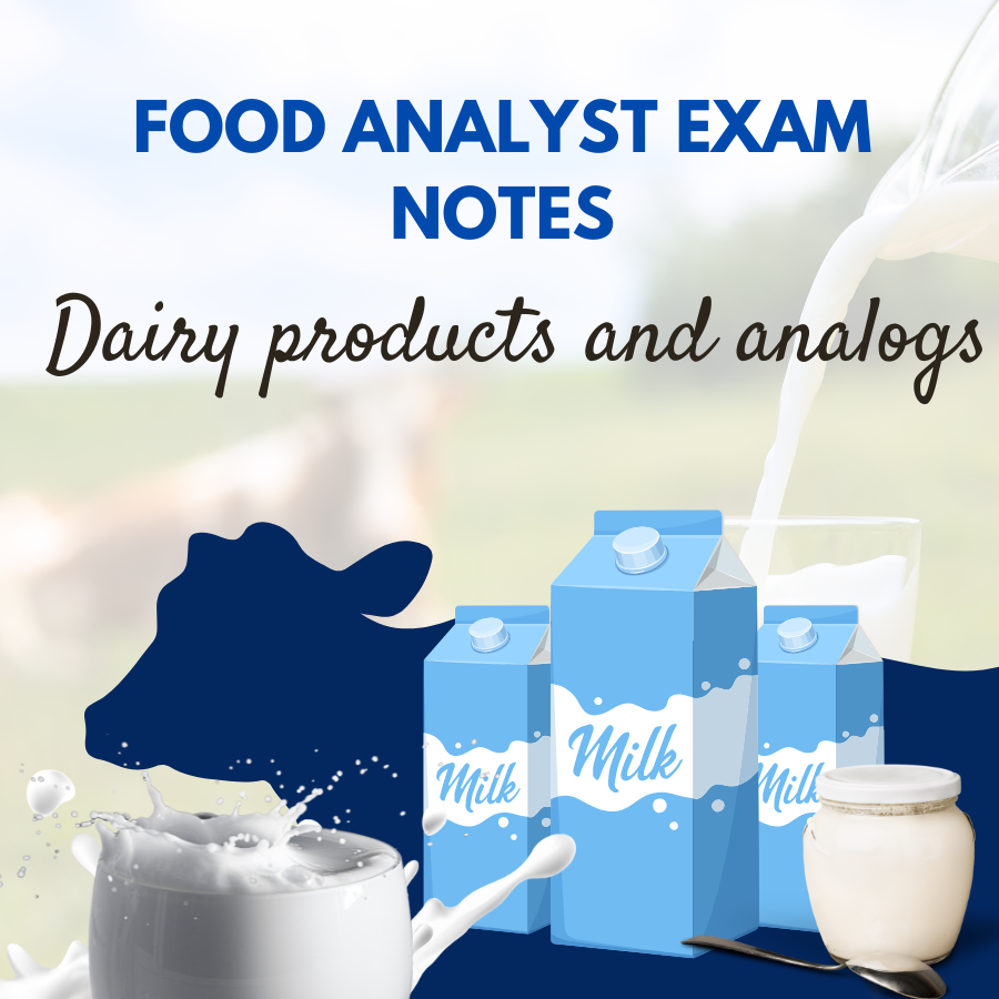 Dairy products and analogs